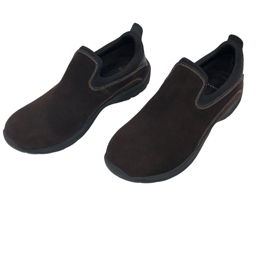 Lands End Brown Suede Slip-on Size 8